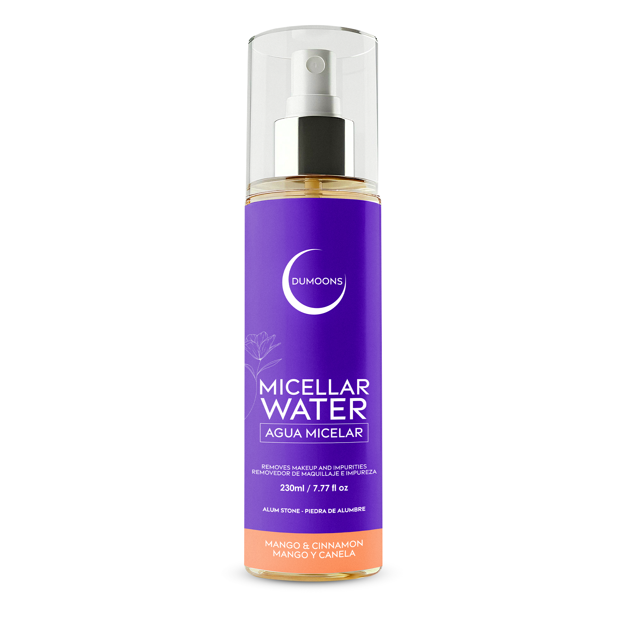 Micellar Water Makeup Remover – Alum Stone Infused, 7.7 oz