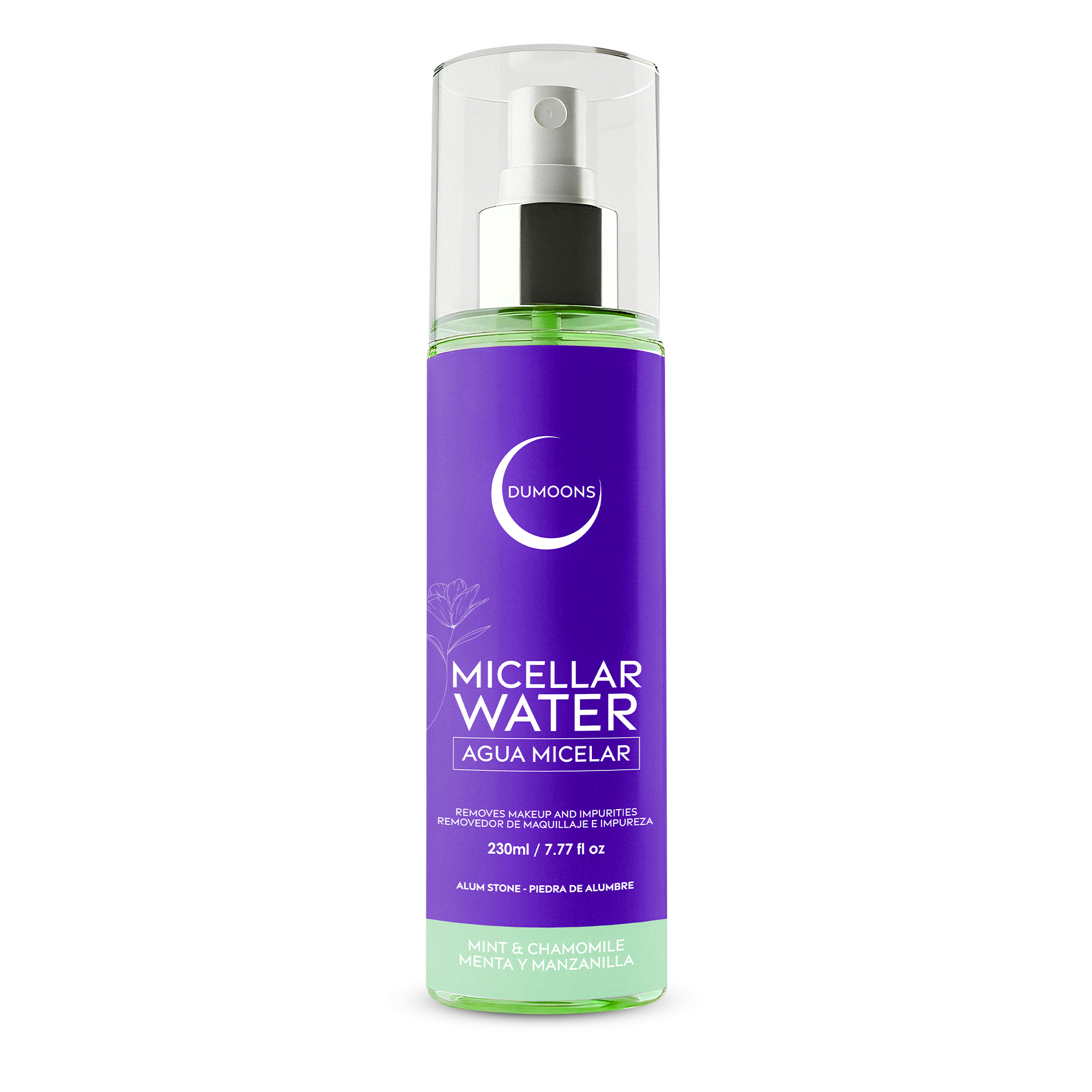Micellar Water Makeup Remover – Alum Stone Infused, 7.7 oz