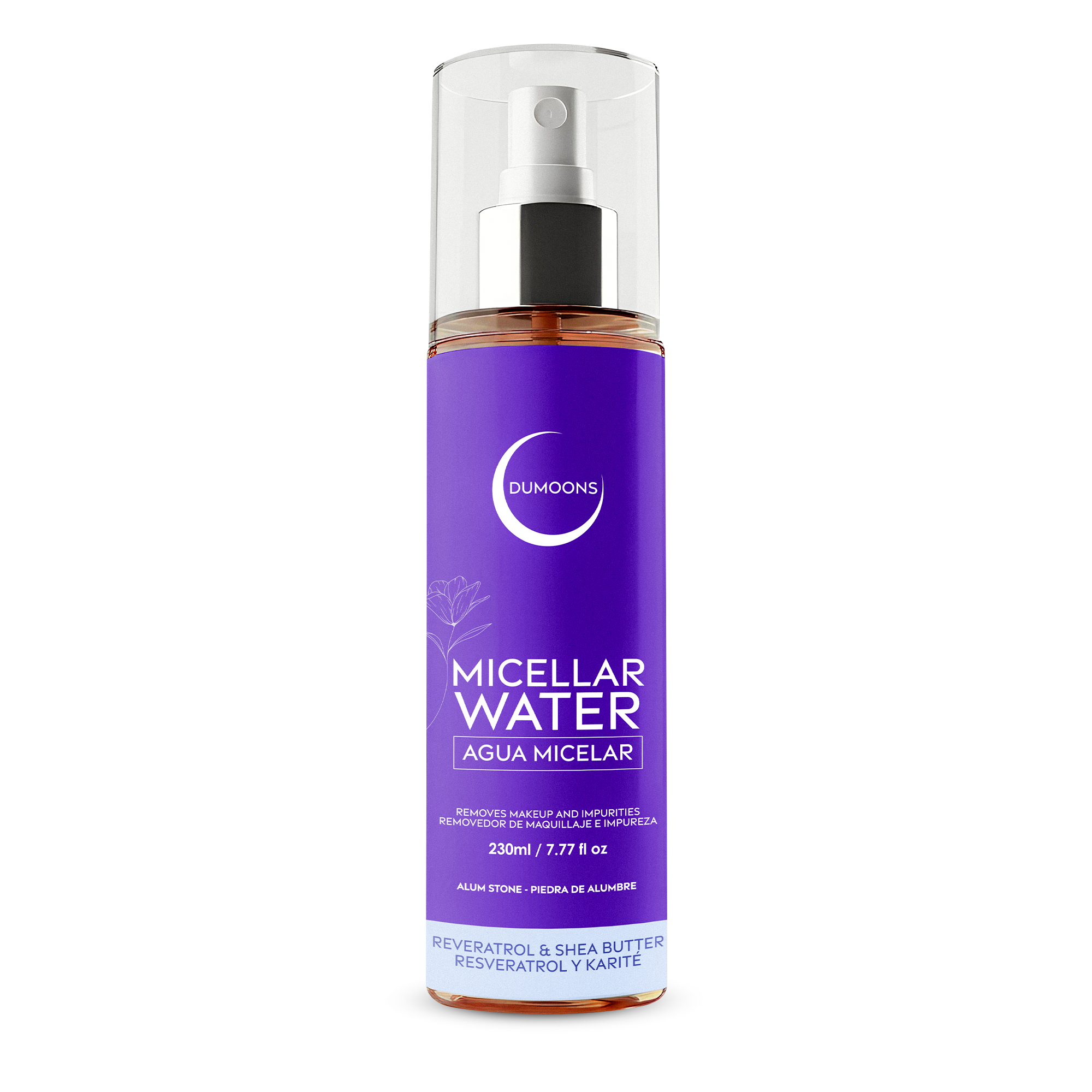Micellar Water Makeup Remover – Alum Stone Infused, 7.7 oz
