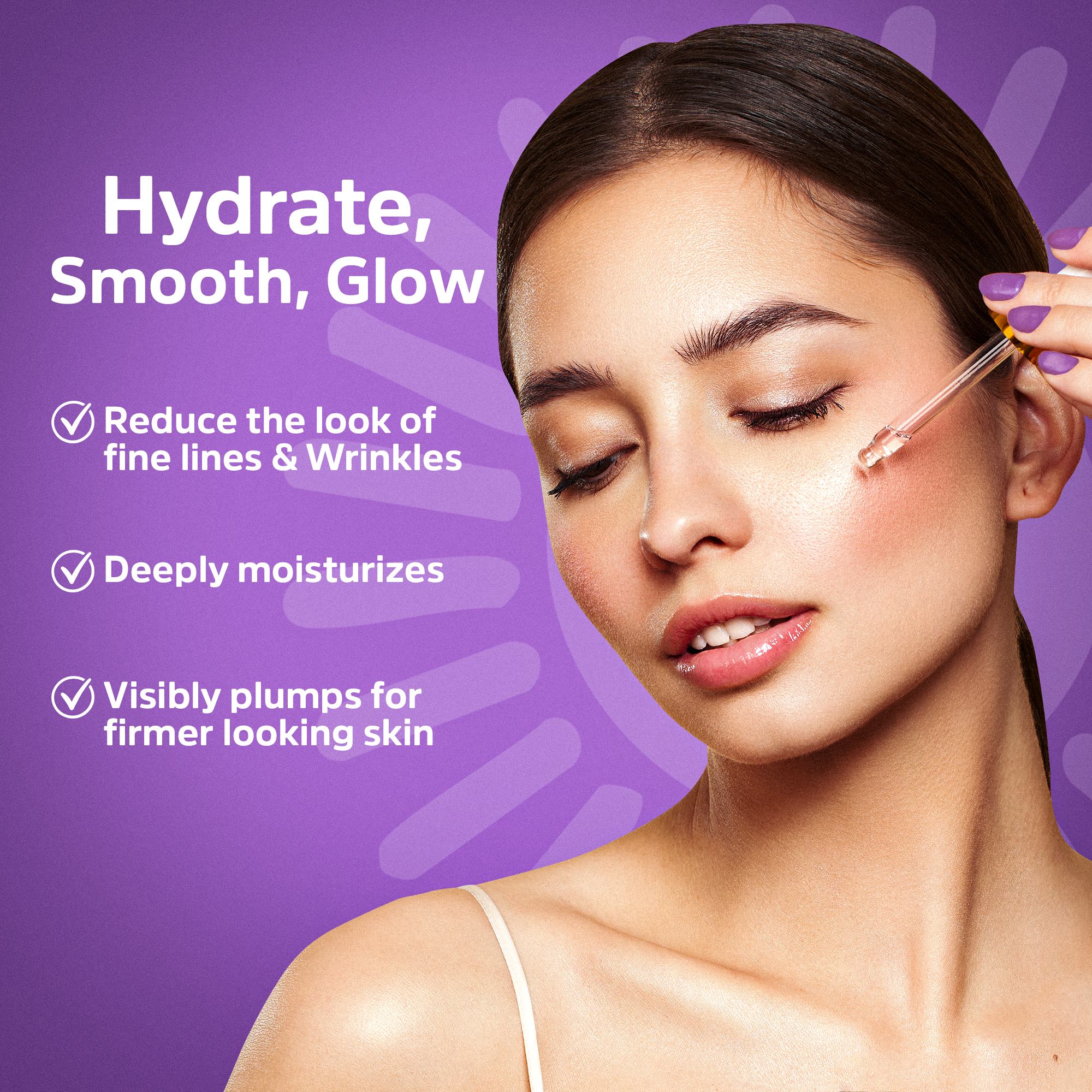 Anti-Aging Day Serum, Facial Serum with Hyaluronic Acid, Collagen, Vitamin C & Calendula Oil, Lightweight Hydrating Serum for Face, Daily Skin Care for Women & Men, 0.67 fl oz