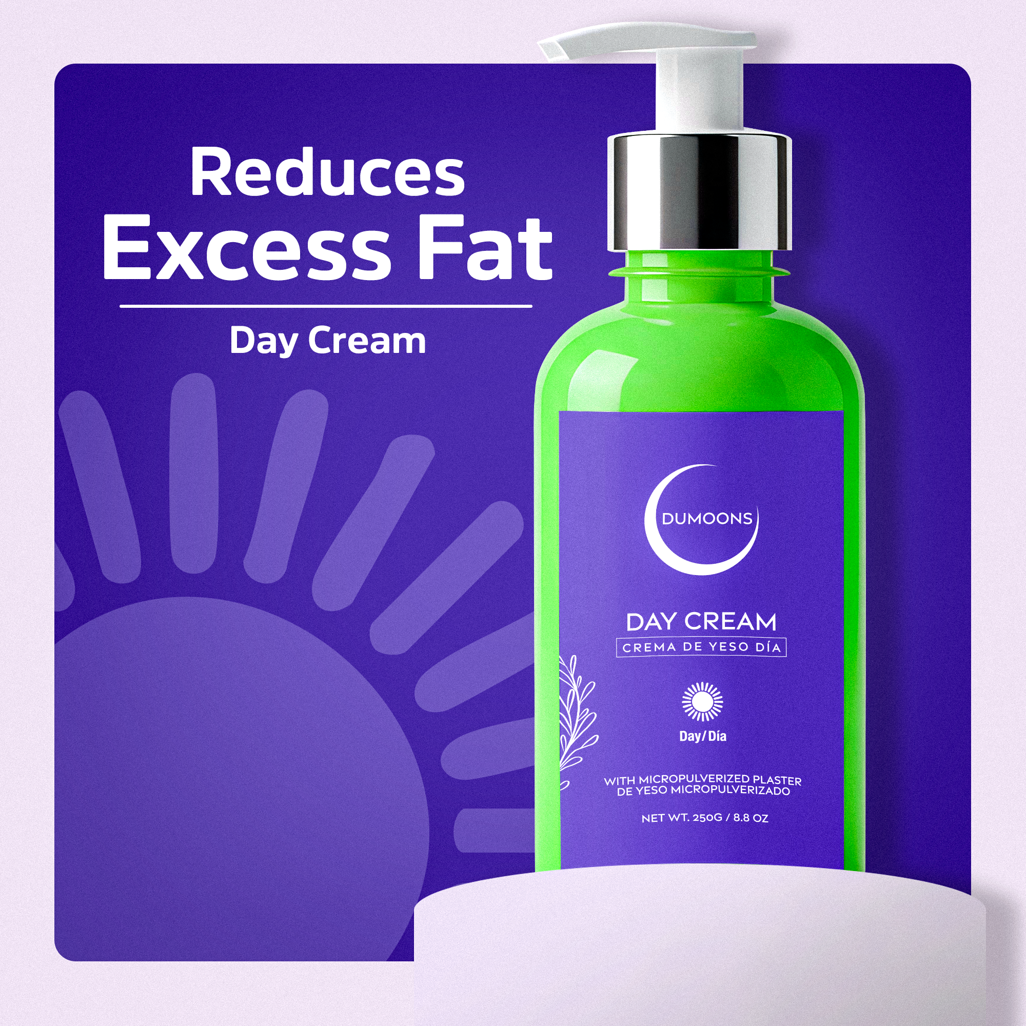 Gypsum Body Cream, Firming Body Moisturizer for Women & Men, Smoothing Body Care Cream for Abdomen, Hips & Buttocks, Targeted Daily Body Care, 8.8 oz