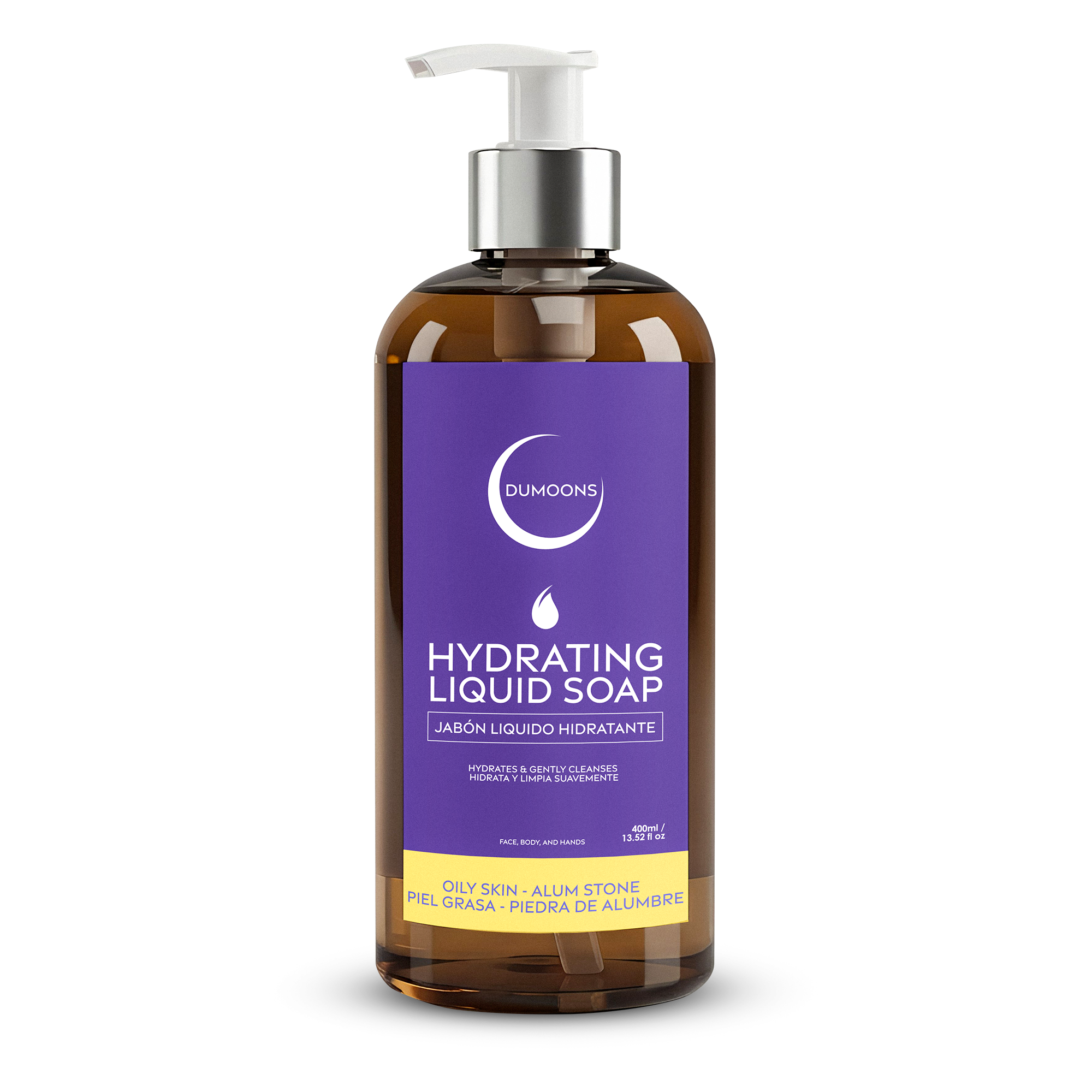 Hydrating Facial Cleanser – Hyaluronic Acid & Alum Stone, 13.5 fl oz