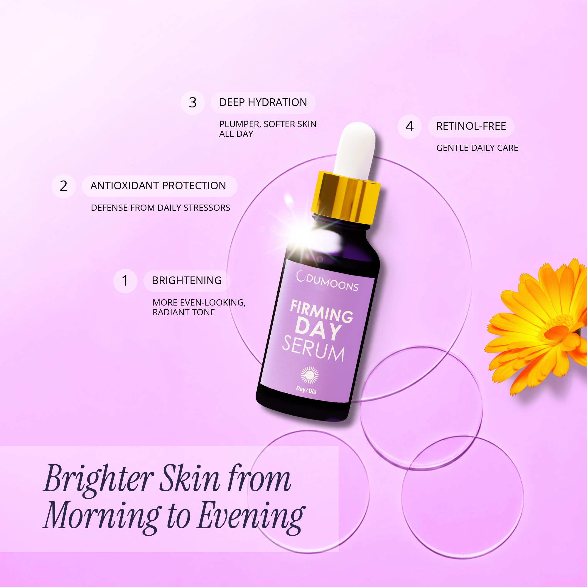 Vitamin C Day Serum – Collagen, Hyaluronic Acid & Calendula, 0.67 fl oz