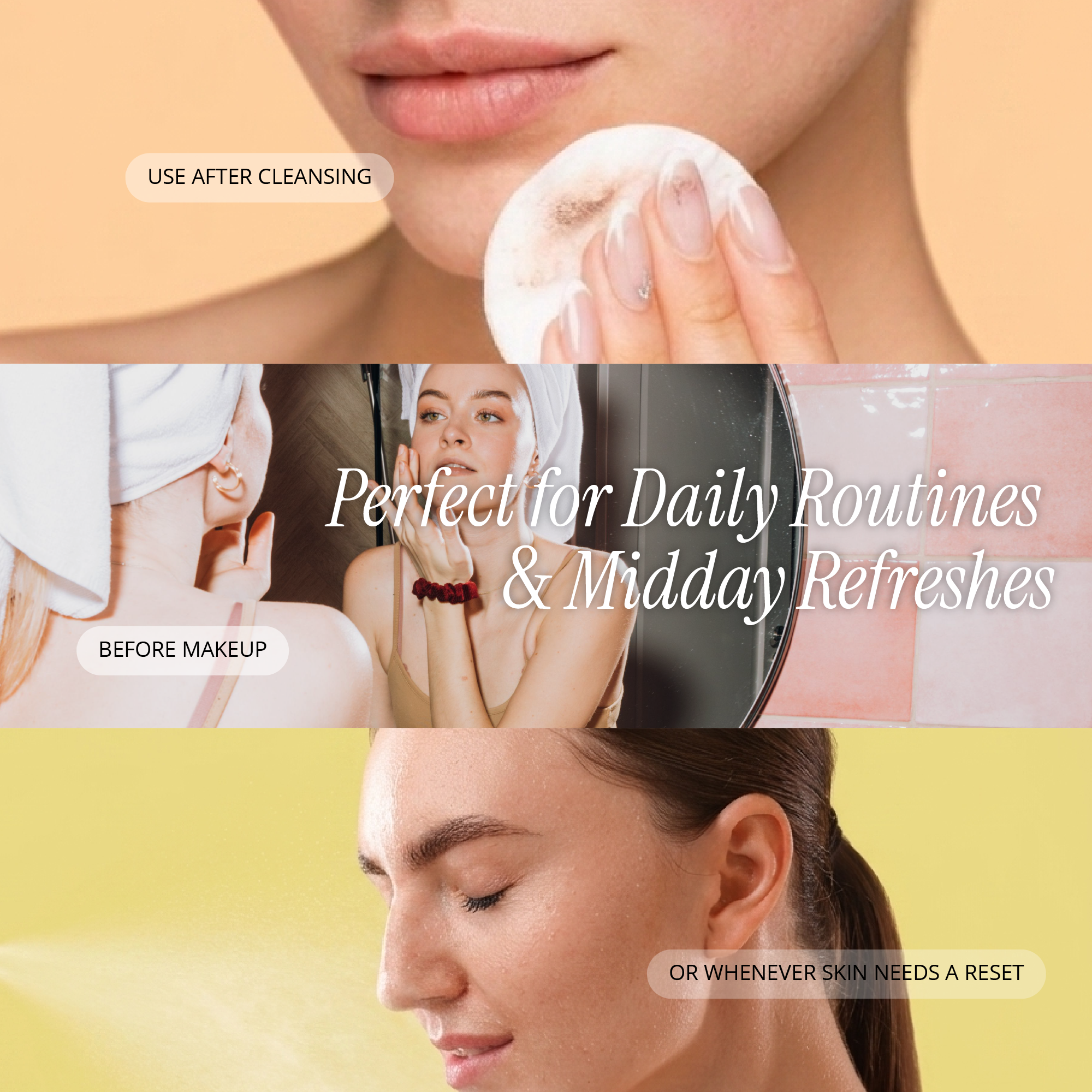 9-in-1 Hydrating Face Mist Toner – Alum Stone Infused, 6.7 fl oz