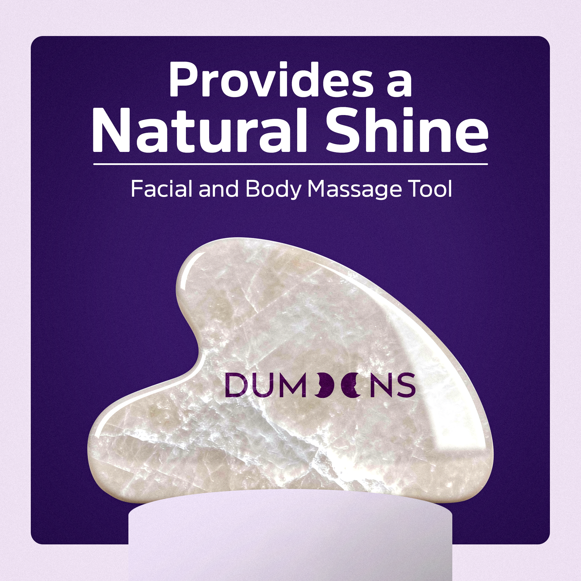 Jade Gua Sha Facial Tool for Women, Facial Massage and Sculpting Stone for Face, Neck & Jawline, Depuffing Beauty Tool for Skincare Routine and Spa-Like Self-Care