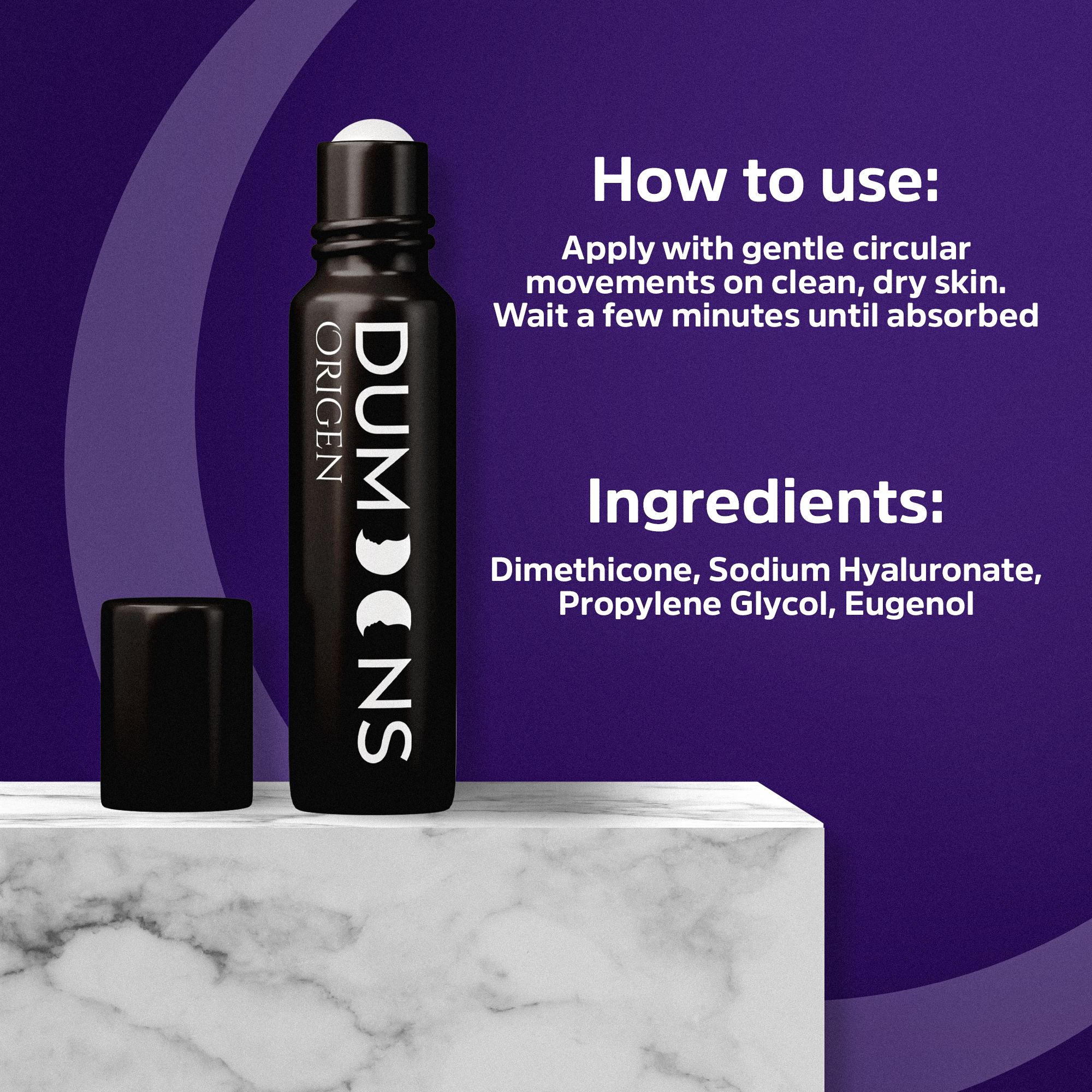 DUMOONS Anti Aging Face Serum Stick for Women and Men, Hydrating Face Balm Stick with Hyaluronic Acid, Under Eye Stick for Fine Lines, Wrinkles & Daily Skincare, Travel-Friendly Serum Stick for Face